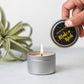 Trio of Tin Soy Candle - Scented with Bergamot and Lavender Essential oils