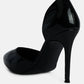 Candy Cane Patent Faux Leather High Heel Pumps