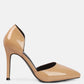 Candy Cane Patent Faux Leather High Heel Pumps