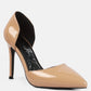 Candy Cane Patent Faux Leather High Heel Pumps