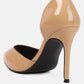 Candy Cane Patent Faux Leather High Heel Pumps