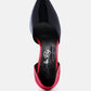 Candy Cane Patent Faux Leather High Heel Pumps