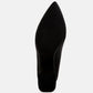 Casey Metallic Detail Block Heel Pumps