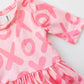 XOXO 3/4 Sleeve Twirl Bodysuit