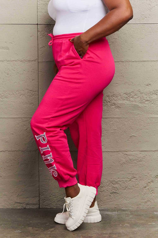 “PINK” Graphic Sweatpants