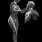 Metal Statue Art Canvas