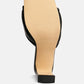 Celine Quilted Italian Block Heel Sandals