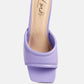 Celine Quilted Italian Block Heel Sandals