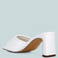Celine Quilted Italian Block Heel Sandals
