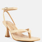 Celty Ankle Strap Spool Heel Sandals