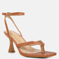 Celty Ankle Strap Spool Heel Sandals