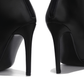 Chic Black Studded Bootie with Bow Tie Detail