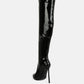 Chimes High Heel Patent Long Boots