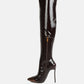 Chimes High Heel Patent Long Boots