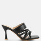 Chiri Criss Cross Strap Spool Heel Sandals