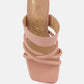 Chiri Criss Cross Strap Spool Heel Sandals