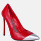 Cidra Silver Dip Stiletto Heels