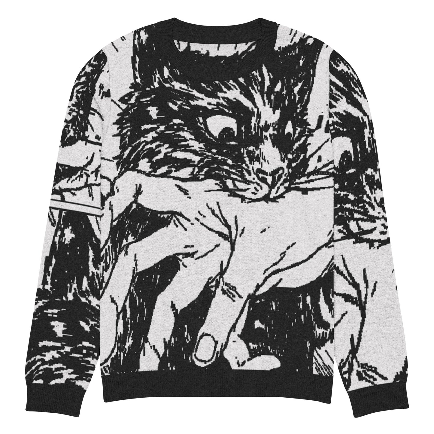 Sudden Attack Knitted Sweatshirt