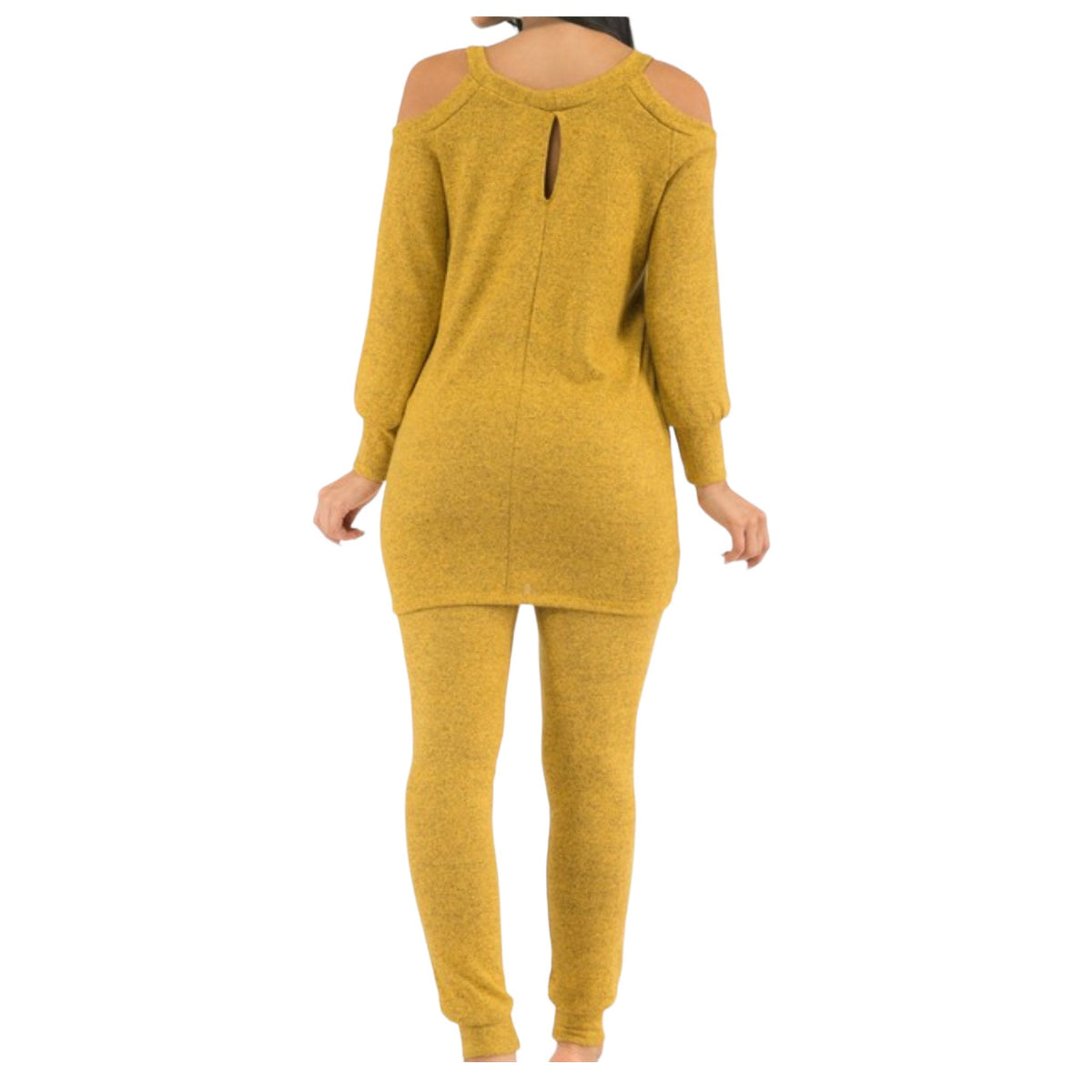 Classy Cold Shoulder Jogger Set