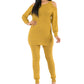 Classy Cold Shoulder Jogger Set