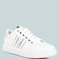 Claude Faux Leather Back Panel Detail Sneakers