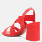 Bons Comfortable Straps Block Heel Sandals