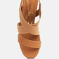 Bons Comfortable Straps Block Heel Sandals