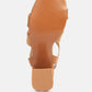 Bons Comfortable Straps Block Heel Sandals