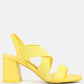 Bons Comfortable Straps Block Heel Sandals