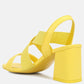 Bons Comfortable Straps Block Heel Sandals