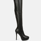Confetti Stretch Pu High Heel Long Boots