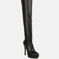 Confetti Stretch Pu High Heel Long Boots