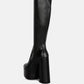 Coraline High Block Heeled Calf Boots