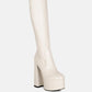 Coraline High Block Heeled Calf Boots