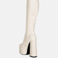 Coraline High Block Heeled Calf Boots