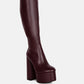 Coraline High Block Heeled Calf Boots