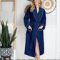 Waffle Piping Bathrobe – Lightweight Spa-Style Comfort
