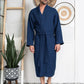 Waffle Kimono Spa Bathrobe -  Absorbent, Lightweight