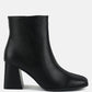 Cox Cut Out Block Heeled Chelsea Boots