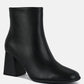 Cox Cut Out Block Heeled Chelsea Boots