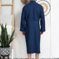 Waffle Kimono Spa Bathrobe -  Absorbent, Lightweight