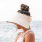 Leopard Trim Foldable Bow Visors