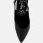 Creidne Block Heel Pointed Toe Sandals