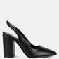 Creidne Block Heel Pointed Toe Sandals