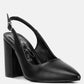 Creidne Block Heel Pointed Toe Sandals