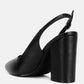 Creidne Block Heel Pointed Toe Sandals