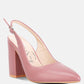 Creidne Block Heel Pointed Toe Sandals