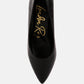 Emersyn Croc Block Heel Pump Shoes