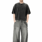 Unisex Heavyweight Cropped Snow-Washed T-Shirt (285GSM)