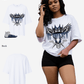 Crown Skull Oversized T-Shirt